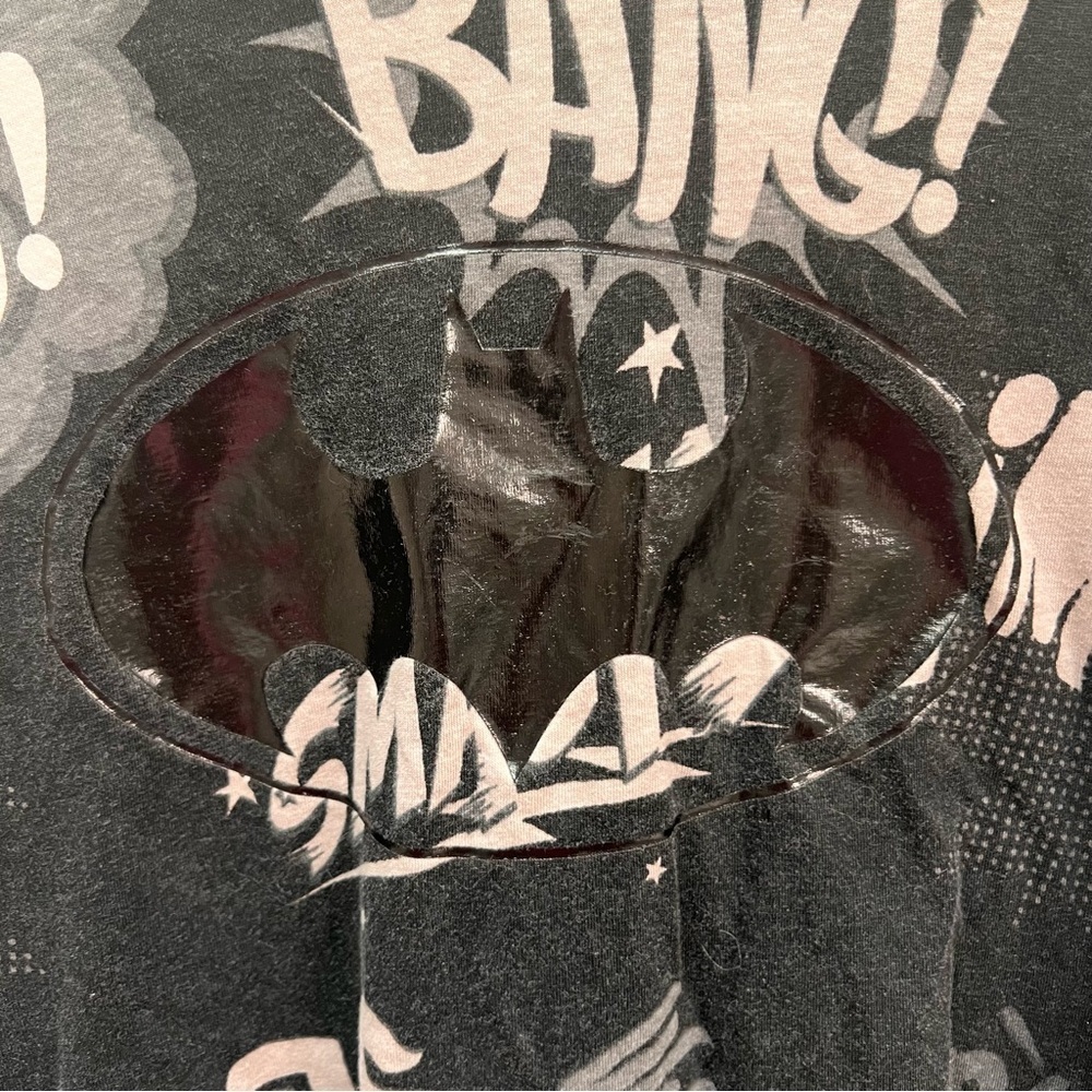 Looney Tunes Batman Graphic Black T-Shirt with White Print Men’s SZ XL - Picture 5 of 5